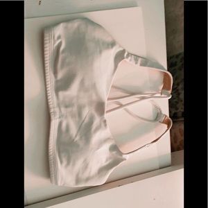 COPY - white lulu lemon sports bra